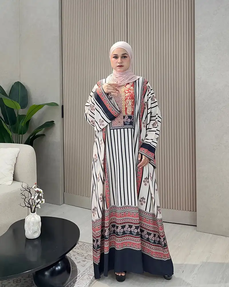 Printed Abaya Borka